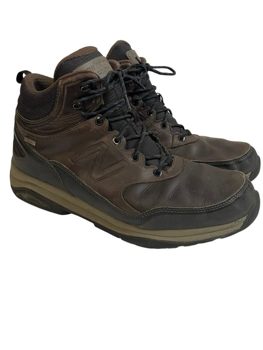 New Balance MW1400D Men's Brown Waterproof Leather Hiking Trail Boots Size 13